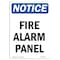 Signmission OSHA Notice, 5" Height, Fire Alarm Panel Sign, 5" X 3.5", Portrait OS-NS-D-35-V-12537 - alternate 1